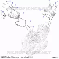 ENGINE, TAPA DE LA VÃLVULAS
