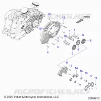 MOTOR, CAM SHAFTS AND GEARS