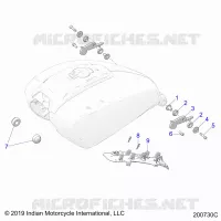 SISTEMA DE COMBUSTIBLE, FUEL TANK MOUNTING