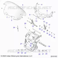MERCADO ASM, WINDSHIELD MOUNT