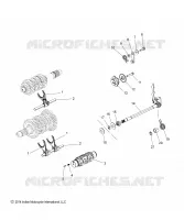 DRIVE TRAIN, HORQUILLAS DE CAMBIO, RATCHET AND DRUM