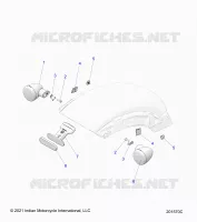 ELECTRICA, REAR TURN SIGNALS AND REFLECTOR