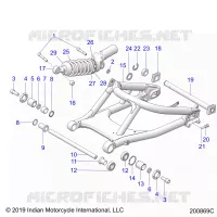 SUSPENSION,REAR SWING ARM/CHOQUE