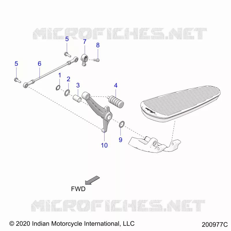 TREN, SHIFT PEDAL AND SHIFT LINKAGE