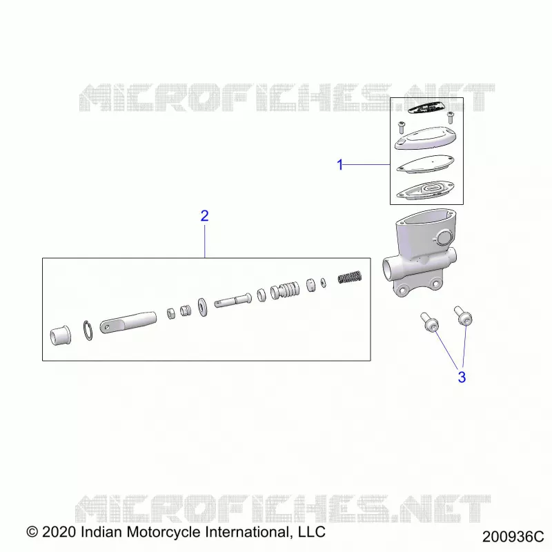 FRENO TRASERO, MASTER CYLINDER