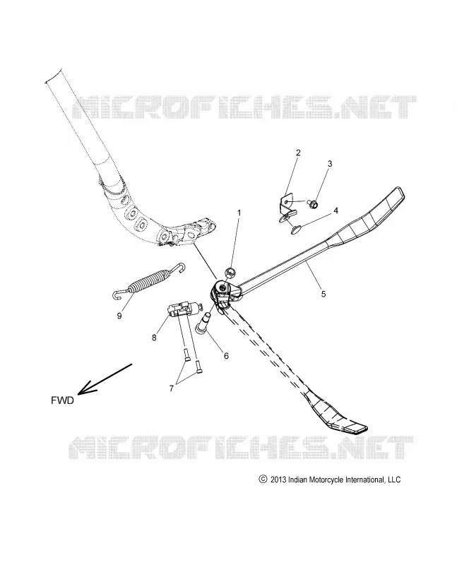 CHASIS, SIDE STAND