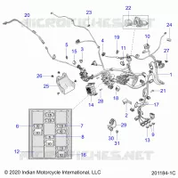 ELECTRICA, WIRE HARNESS - N22RZA22/RZS25/RTE25 (201184