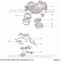 ENGINE, CUERPO DE MARIPOSA AND FUEL RAIL