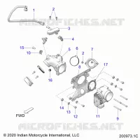 SISTEMA DE COMBUSTIBLE, FUEL CLAM SHELL/THROTTLE BODY