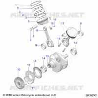ENGINE, PISTON AND CIGUEÑAL ASM.