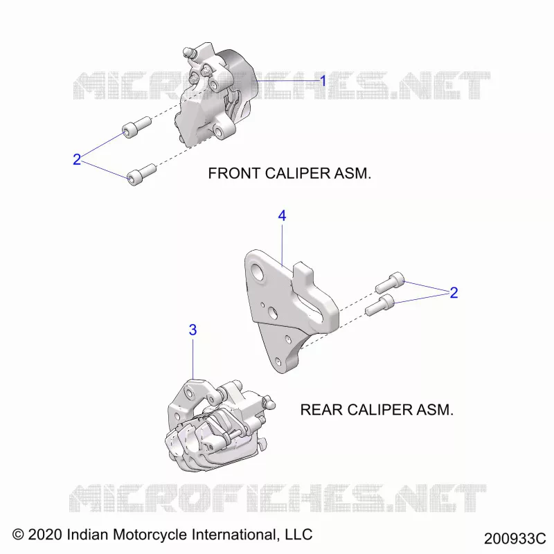 BRAKES, PINZA FRENO DELANTERA AND REAR