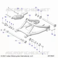 SUSPENSION TRASERA SWING ARM/SHOCK