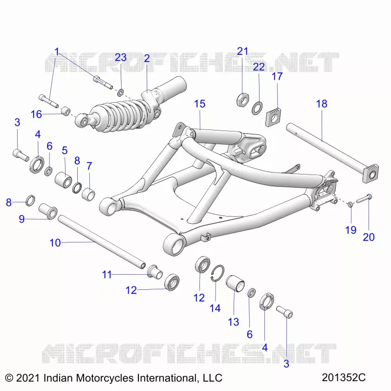 SUSPENSION TRASERA SWING ARM/SHOCK