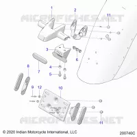 SOPORTE DE LA MATRÃ­CULA/REAR LIGHT HOUSING