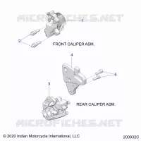 BRAKES, PINZA FRENO DELANTERA AND REAR