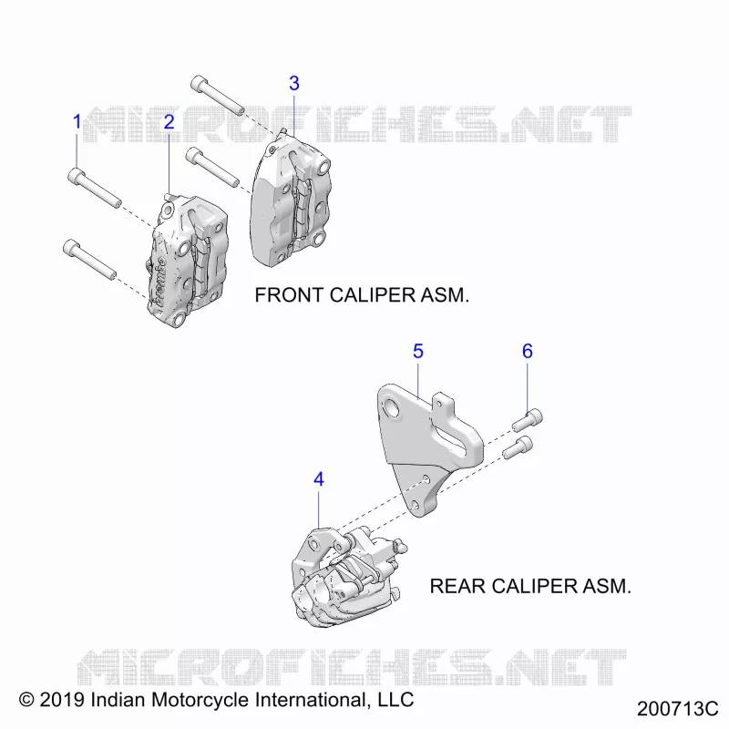 BRAKES, PINZA FRENO DELANTERA AND REAR