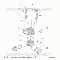 ENGINE, CUERPO DE MARIPOSA/FUEL RAIL