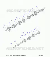 TREN, INPUT/OUTPUT SHAFT ASM.