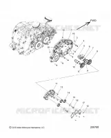 MOTOR, CAM SHAFTS AND GEARS