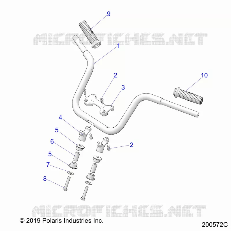 STEERING, SOPORTE DE MANILLAR AND GRIPS