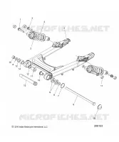SUSPENSION TRASERA ASM., SWING ARM AND SHOCKS