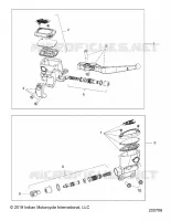 FRENOS, MASTER CYL., FRONT AND REAR