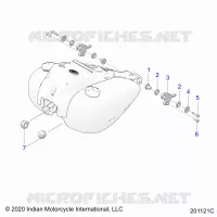 SISTEMA DE COMBUSTIBLE, FUEL TANK MOUNTING