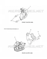 BARKE PINZAS, FRONT AND REAR