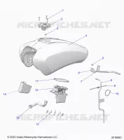 SISTEMA DE COMBUSTIBLE, FUEL TANK ASM.