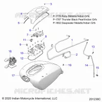SISTEMA DE COMBUSTIBLE, FUEL TANK ASM.