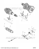 DRIVE TRAIN, HORQUILLAS DE CAMBIO AND DRUM