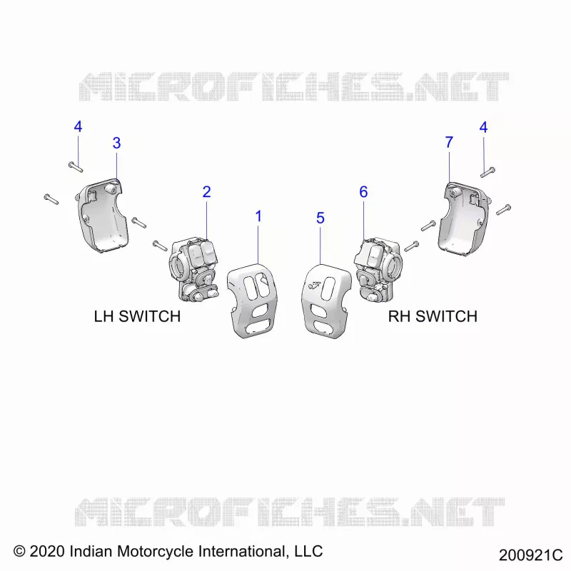 ELECTRICA, SWITCH CONTROLS, LH/RH