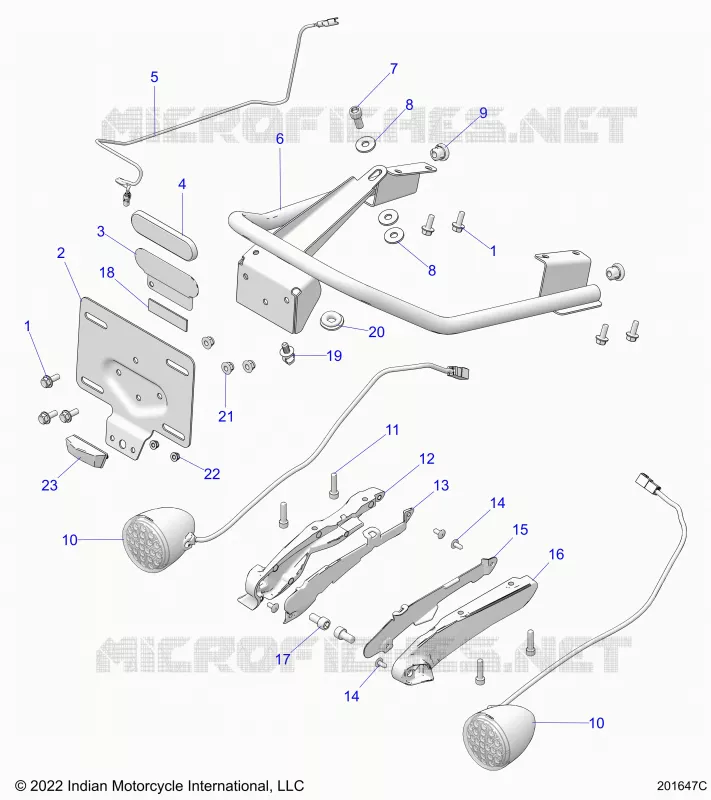 ELECTRICA, REAR LIGHTING AND TURN SIGNALS (PACIFIC MODELS ONLY)