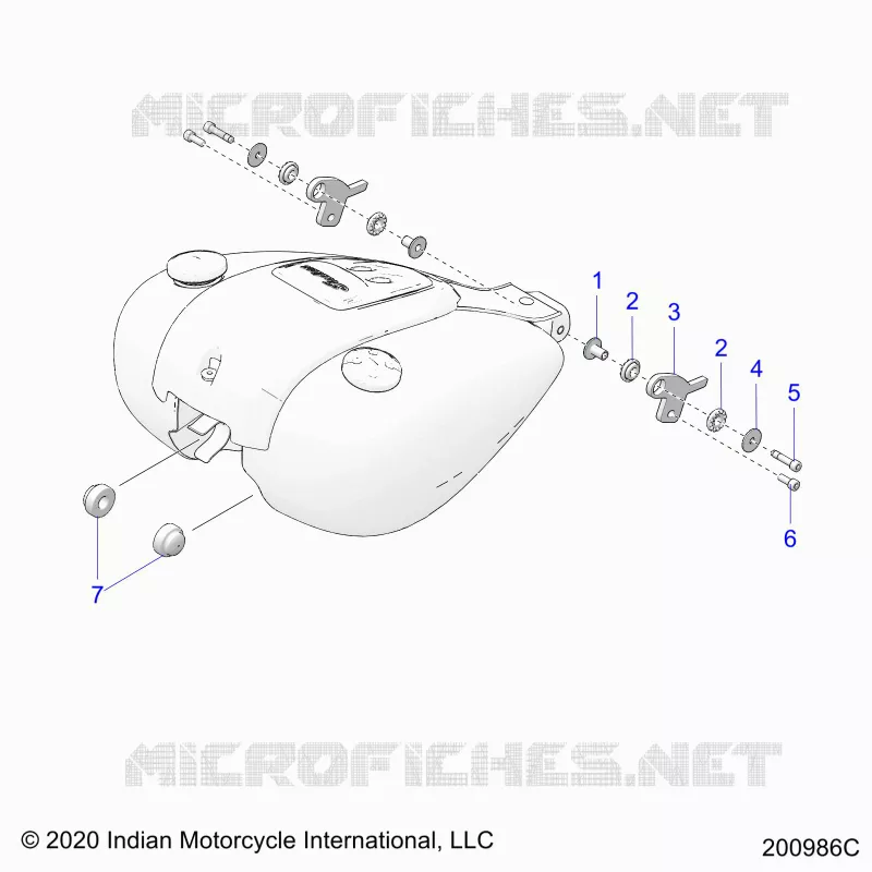 SISTEMA DE COMBUSTIBLE, FUEL TANK MOUNTING