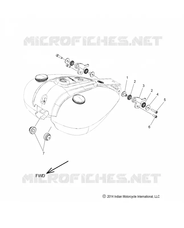 SISTEMA DE COMBUSTIBLE, FUEL TANK MOUNTING
