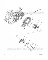 MOTOR, CAM SHAFTS AND GEARS