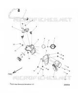 SISTEMA DE COMBUSTIBLE, FUEL CLAM SHELL/THROTTLE BODY