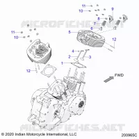 ENGINE, CULATA ASM.