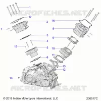 ENGINE, CYLINDER AND CULATA MNTG.