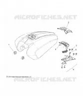 SISTEMA DE COMBUSTIBLE, FUEL TANK MOUNTING