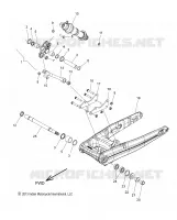 SUSPENSION TRASERA ASM., SWING ARM AND SHOCK