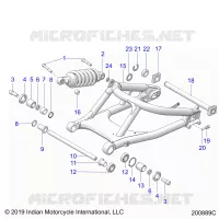 SUSPENSION,REAR SWING ARM/CHOQUE