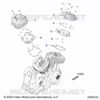 MOTOR, ROCKER COVERS