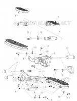 CHASSIS, FOOTPEGS AND FLOORBOARDS - N121C/V/D ALL OPTIONS (INDIANFOOTPEG12CC)
