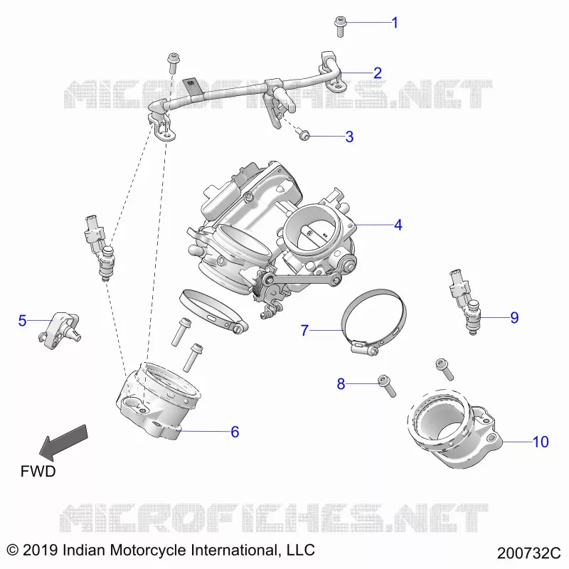 SISTEMA DE COMBUSTIBLE, FUEL RAIL/THROTTLE BODY