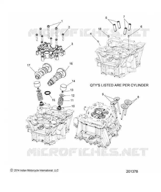 ENGINE, CULATA ASM.