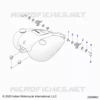 SISTEMA DE COMBUSTIBLE, FUEL TANK MOUNTING