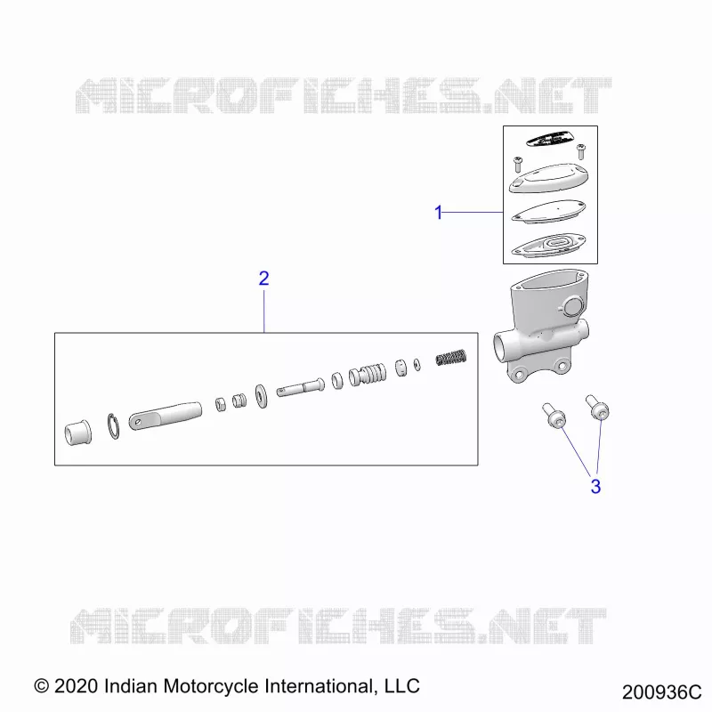 FRENO TRASERO, MASTER CYLINDER