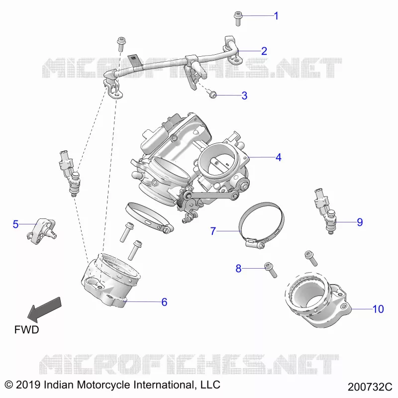 SISTEMA DE COMBUSTIBLE, FUEL RAIL/THROTTLE BODY
