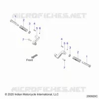 CHASIS, FOOTPEG, PASSENGER